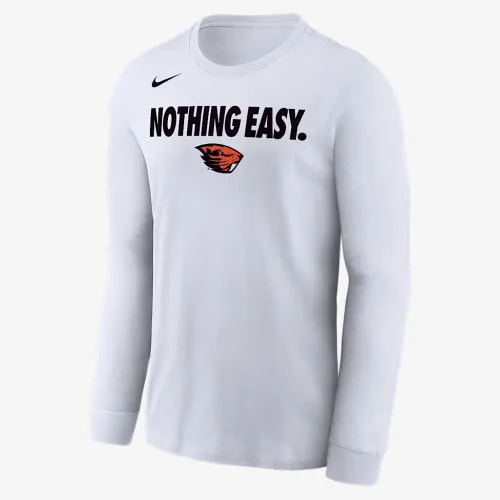 Oregon State чоловічі Nike College Long-Sleeve футболка колір білий
