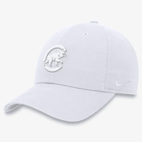 Chicago Cubs Club мужские Nike MLB Adjustable Hat цвет белый