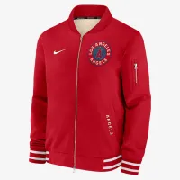 Los Angeles Angels Authentic Collection City Connect мужские Nike MLB Full-Zip Bomber Куртка цвет красный