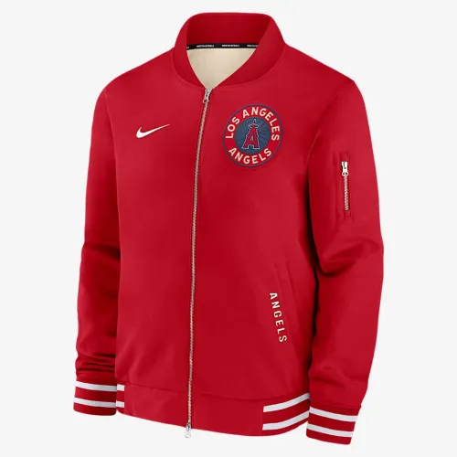 Los Angeles Angels Authentic Collection City Connect чоловічі Nike MLB Full-Zip Bomber Куртка колір червоний