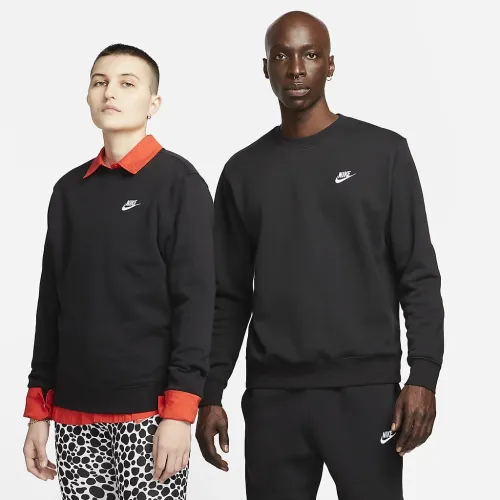 Nike Sportswear Club Fleece чоловічі Crew колір чорний