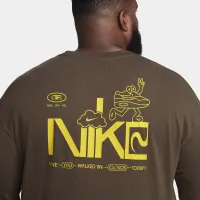 Nike Sportswear чоловічі Long-Sleeve футболка колір коричневий
