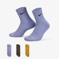Nike Everyday Plus Cushioned тренувальні Ankle шкарпетки (3 пар) різнокольорові