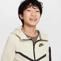 Nike Sportswear Tech Fleece Big детские Full-Zip Толстовка с капюшоном цвет коричневый