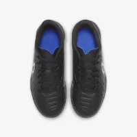 Nike Jr. Tiempo Legend 10 Club Little/Big дитячі Turf Low-Top Soccer Кросівки колір чорний