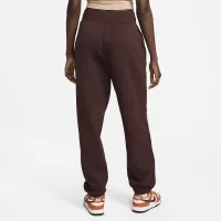 Nike Sportswear Phoenix Fleece женская оверсайз С высокой Талией Pants цвет коричневый