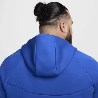 Nike Tech мужские Full-Zip Windrunner Толстовка с капюшоном синий