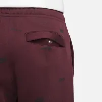 Nike Club Fleece чоловічі Brushed-Back Allover Print Joggers колір червоний