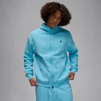Nike Jordan Sport Hoop Fleece мужские Dri-FIT Full-Zip Толстовка с капюшоном синий