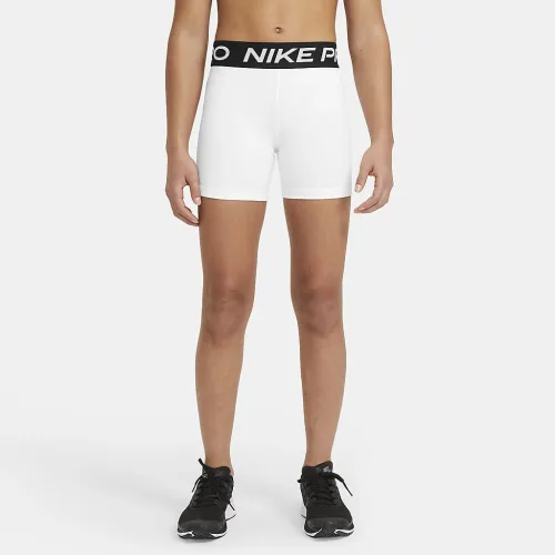 Nike Pro Big дитячі (Girls') шорти колір білий
