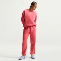 Nike Sportswear Phoenix Fleece женская С высокой Талией оверсайз Sweatpants Pink
