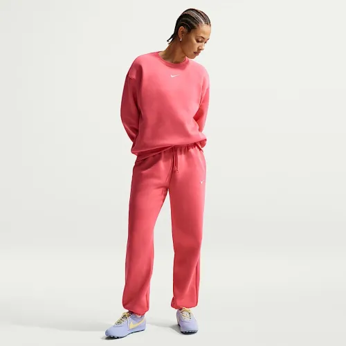 Nike Sportswear Phoenix Fleece женская С высокой Талией оверсайз Sweatpants Pink