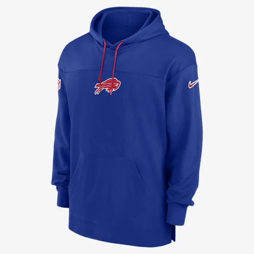Buffalo Bills Sideline Jersey чоловічі Nike Dri-FIT NFL Pullover Толстовка з капюшоном блакитний