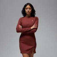 Nike Jordan женская 1/2-Zip Long-Sleeve Knit Костюм цвет коричневый