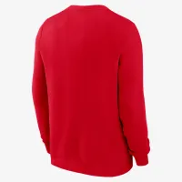 Ohio State Buckeyes Arched Seal мужские Nike College Pullover Crew цвет красный