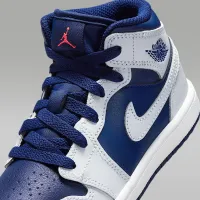 Nike Jordan 1 Mid Little детские Кроссовки синий