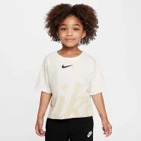 Nike Little дитячі Cozy Graphic футболка колір білий
