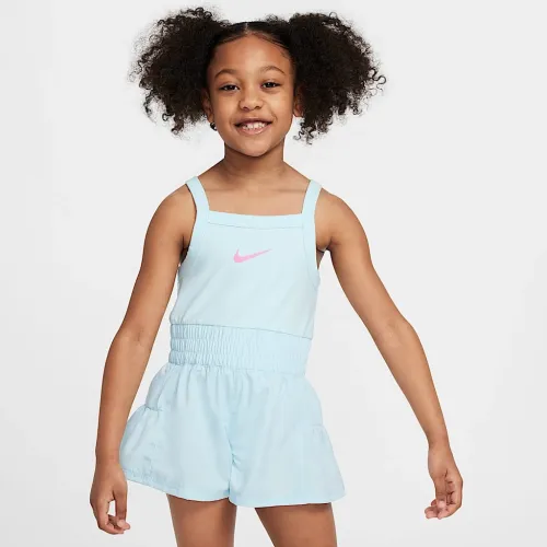 Nike Dri-FIT Sunny Swoosh Little детские Runsie Romper синий