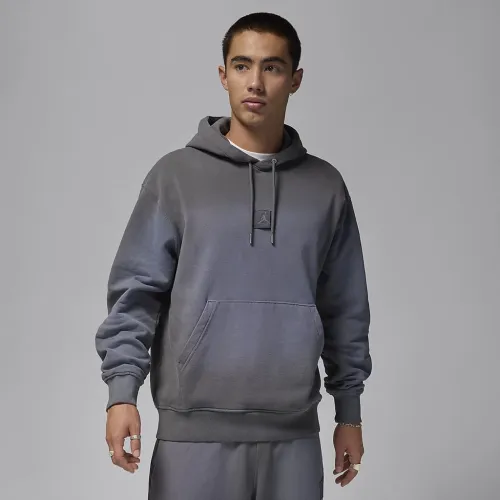 Nike Jordan Flight Fleece чоловічі Pullover Толстовка з капюшоном колір сірий