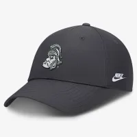 Michigan State Spartans Core Rise Vault чоловічі Nike Dri-FIT College Adjustable Hat колір сірий