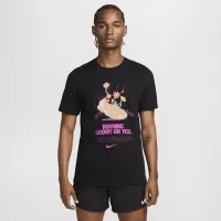 Nike мужские Dri-FIT Running футболка цвет черный