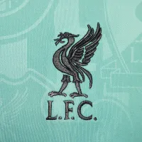 Liverpool FC Academy Pro мужские Nike Dri-FIT Soccer Pre-Match Short-Sleeve Top цвет зеленый