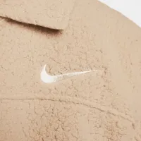 Nike Sportswear женская Collaцвет красный High-Pile Fleece Куртка цвет коричневый