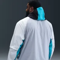 Nike Tech мужские Woven Windrunner Full-Zip Куртка цвет черный