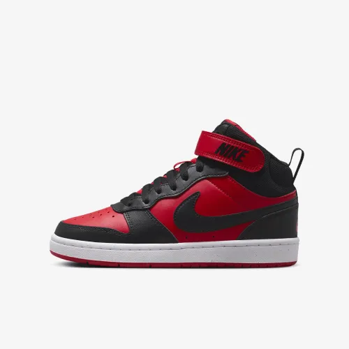 Nike Court Borough Mid 2 Big дитячі Кросівки колір червоний