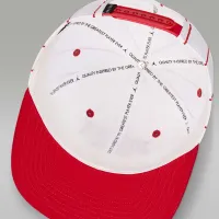Nike Jordan Jersey Big дитячі Flat Brim Cap колір білий