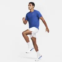 Nike Miler чоловічі Dri-FIT UV Short-Sleeve Running Top блакитний