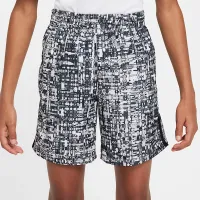 Nike Multi Big детские (для мальчиков) Dri-FIT Woven шорты цвет серый