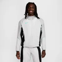 Nike Strike+ мужские Water-Repellent Hooded Soccer Куртка цвет серый