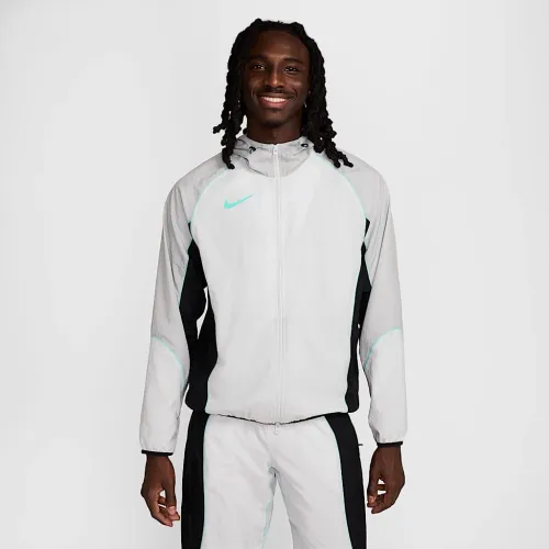 Nike Strike+ чоловічі Water-Repellent Hooded Soccer Куртка колір сірий