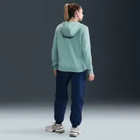 Nike Sportswear Club Fleece жіноча Full-Zip Толстовка з капюшоном колір зелений