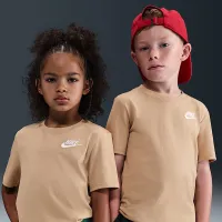 Nike Sportswear Little детские футболка цвет коричневый