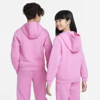 Nike Sportswear Club Fleece Big детские Pullover Толстовка с капюшоном цвет красный