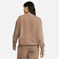Nike Sportswear Phoenix Fleece жіноча оверсайз Crew-Neck світшот колір коричневий