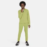 Nike Multi Big дитячі (для хлопчиків) Dri-FIT UV Long-Sleeve 1/2-Zip Top колір зелений