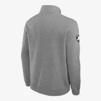 Army колір чорний Knights Rivalry Sideline Club чоловічі Nike College 1/2-Zip Crew колір сірий