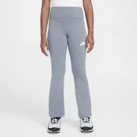 Nike Sportswear Classic Girls' З високою талією Flaколір червоний лосіни колір сірий