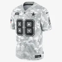 CeeDee Lamb Dallas Cowboys Salute to Service мужские Nike Dri-FIT NFL Limited Jersey цвет белый
