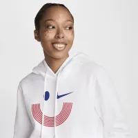 USA Phoenix Fleece женская Nike Pullover Толстовка с капюшоном цвет белый