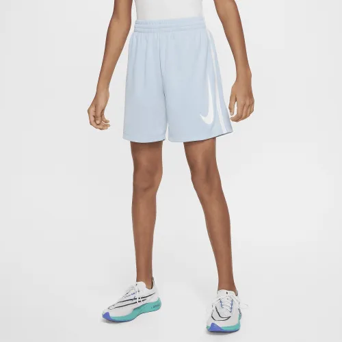 Nike Multi Big дитячі (для хлопчиків) Dri-FIT Graphic тренувальні шорти блакитний