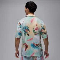 Nike Jordan Essentials мужские Printed Camp Top цвет белый