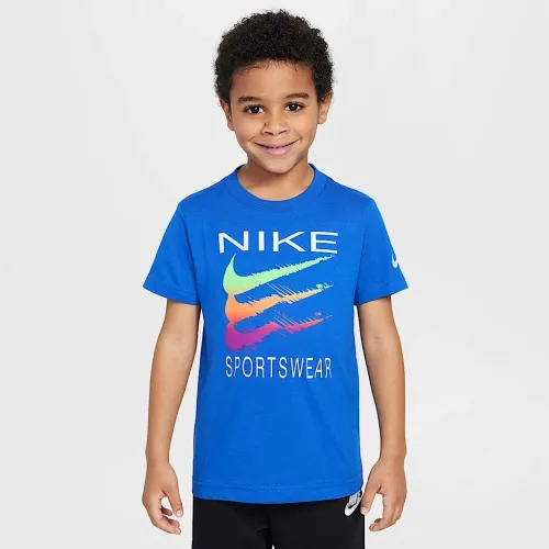 Nike Sportswear Little дитячі Sportswear Swoosh футболка блакитний