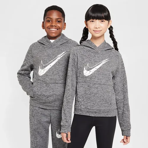 Nike Multi Stain Repel Big дитячі Therma-FIT Толстовка з капюшоном колір чорний