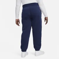 Nike Sportswear Phoenix Fleece женская С высокой Талией оверсайз Sweatpants (большие размеры) синий
