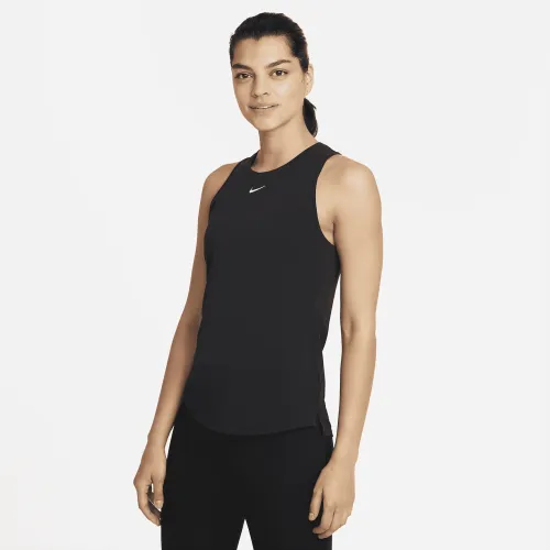 Nike Dri-FIT One Luxe жіноча Standard Fit Tank колір чорний
