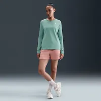 Nike Sportswear Club жіноча Long-Sleeve футболка колір зелений
